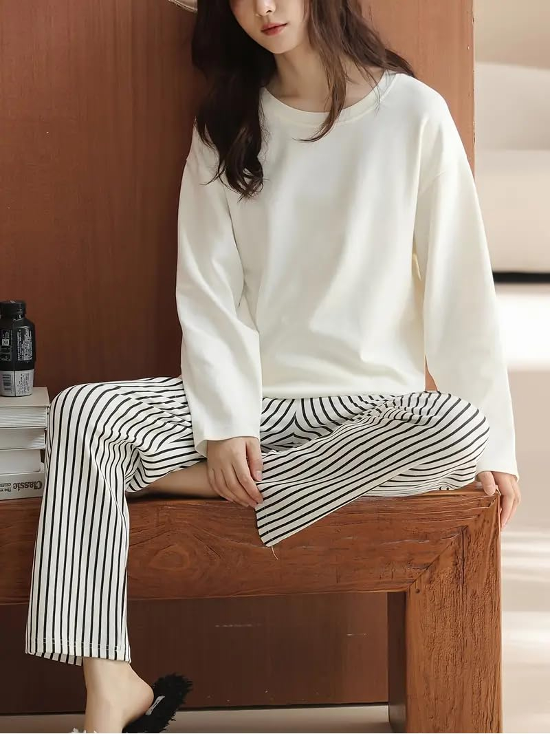 Women Full Sleeve Printed Pyjama Night Suit Set - Image 64