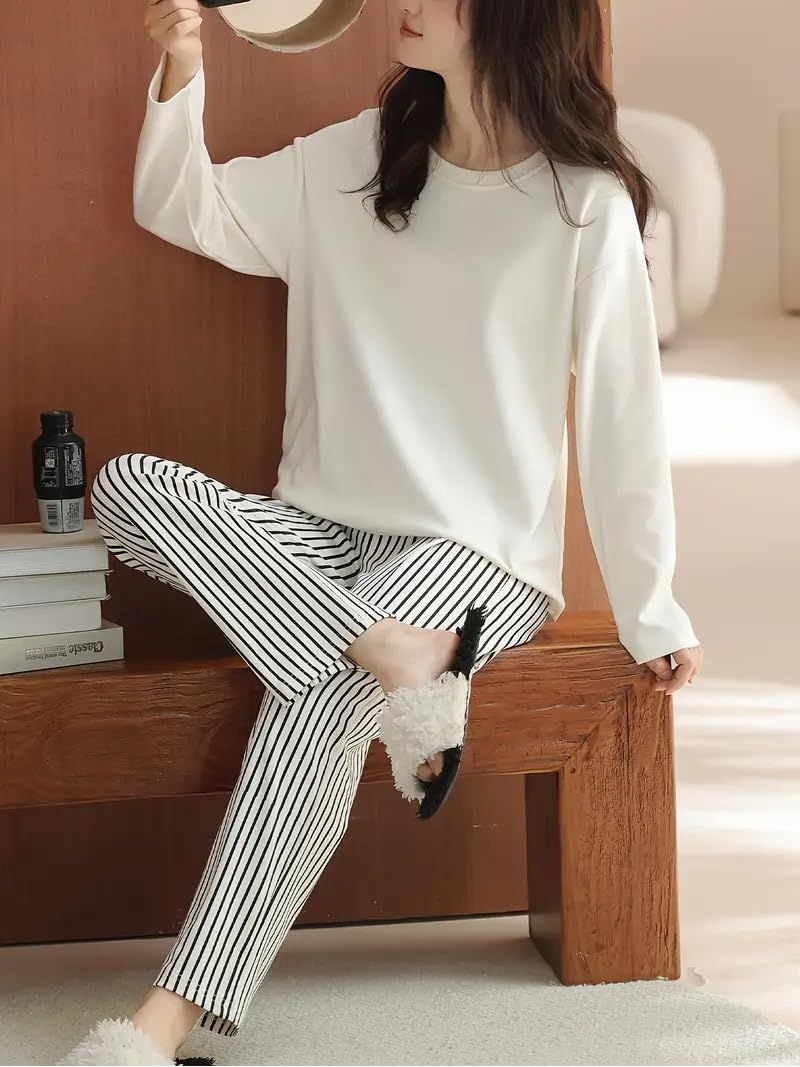 Women Full Sleeve Printed Pyjama Night Suit Set - Image 65