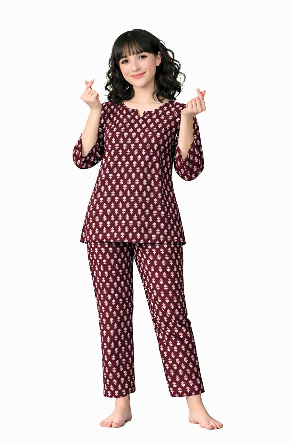 Women Printed Night Suit Set - Image 6