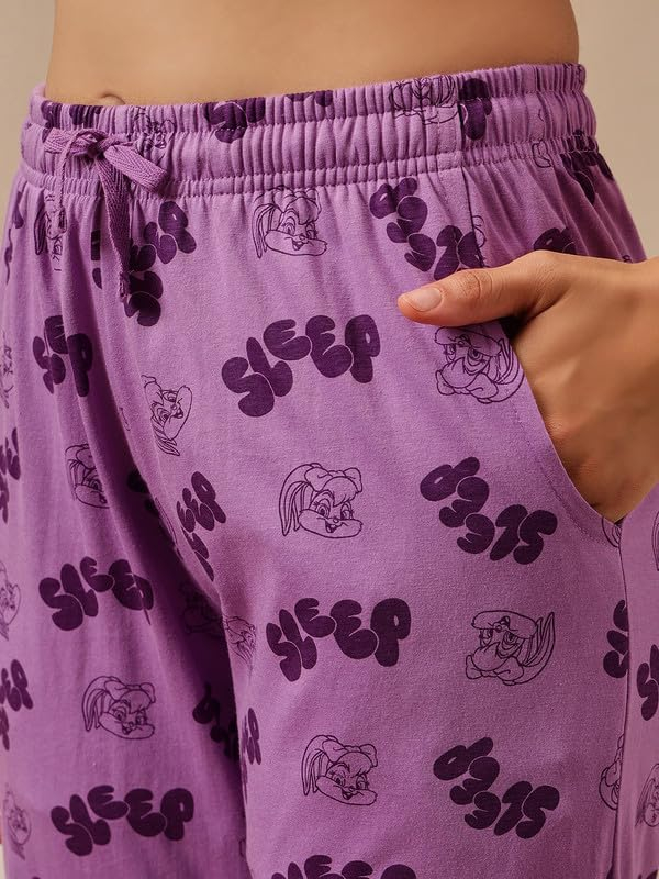 Women Cotton Button Down Pyjama Night Suit Set - Image 68
