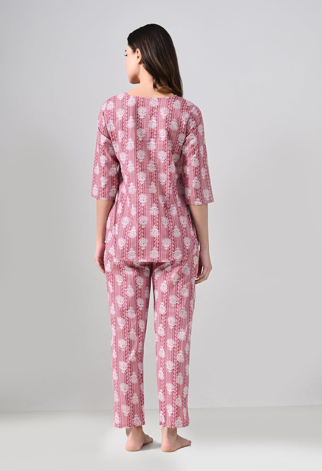 Women Printed Night Suit Set - Image 18