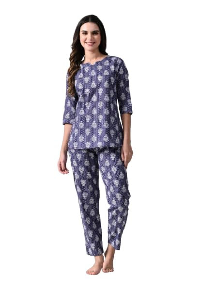 Women Printed Night Suit Set - Image 22