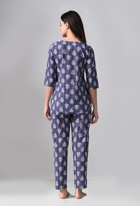 Women Printed Night Suit Set - Image 24