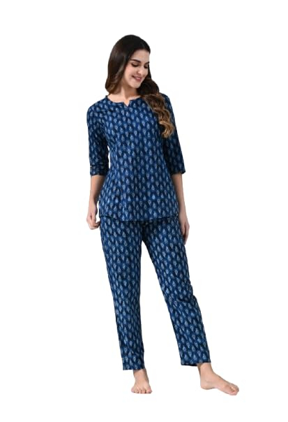 Women Printed Night Suit Set - Image 28